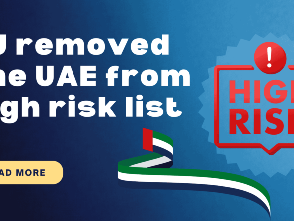 EU removed the UAE from high risk list
