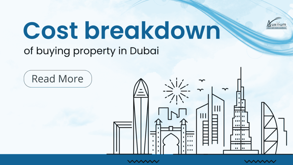 A breakdown of all charges when buying a property in Dubai.